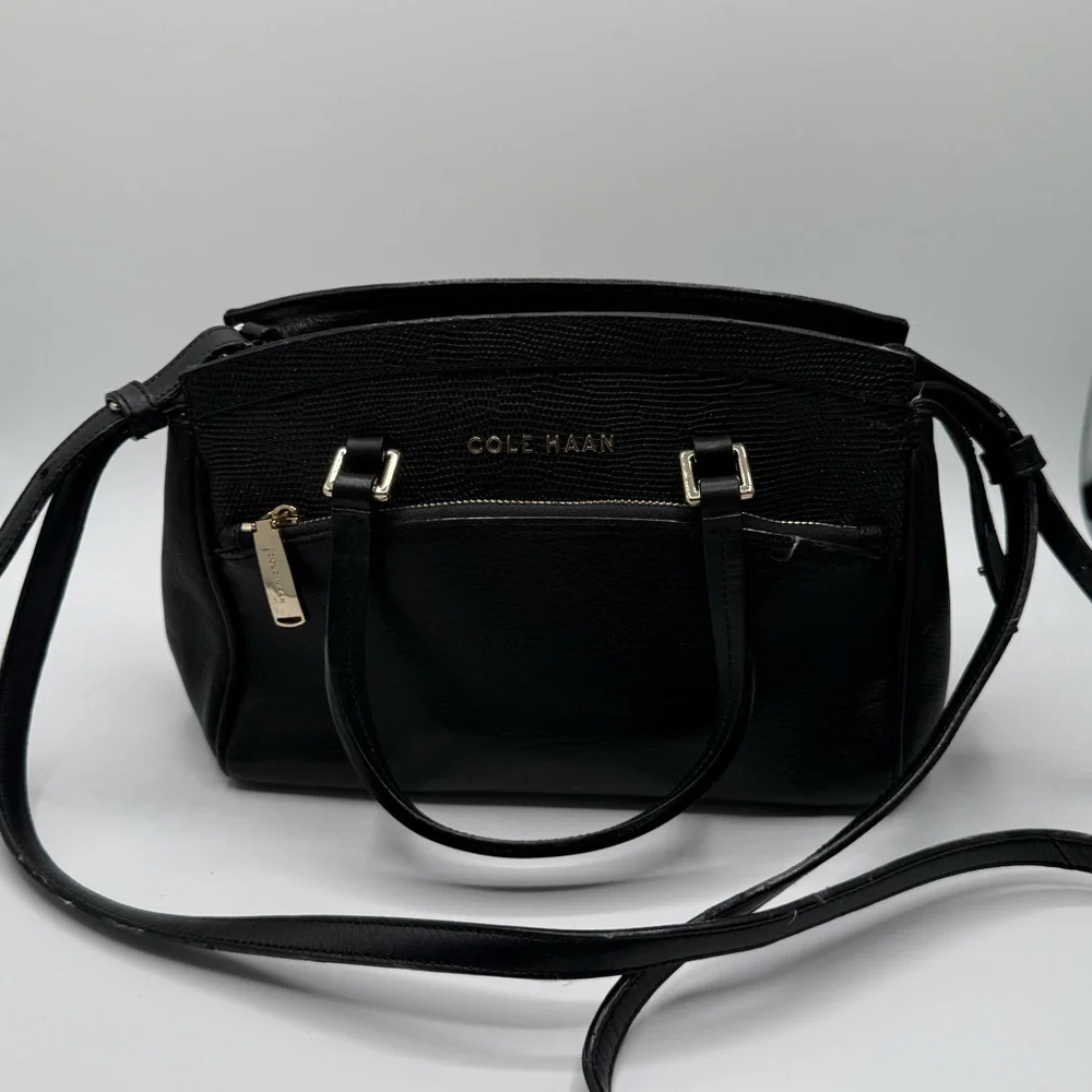 Cole Haan Black Satchel Bag - Picture 1 of 5